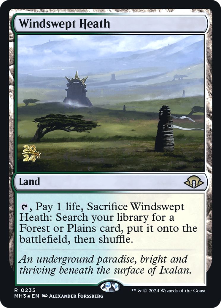 Windswept Heath (PRE-235) - Modern Horizons 3 Promos Foil - Poke-Collect