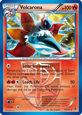 Volcarona 13/101 - Plasma Blast - Poke-Collect