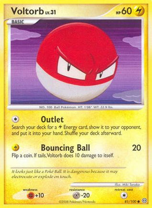 Voltorb 81/100 - Stormfront Reverse Holofoil