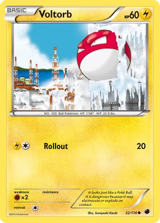 Voltorb 32/116 - Plasma Freeze - Poke-Collect