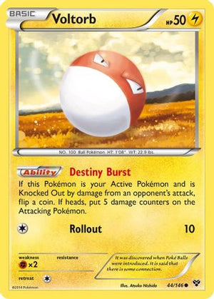 Voltorb 44/146 - XY Reverse Holofoil - Poke-Collect