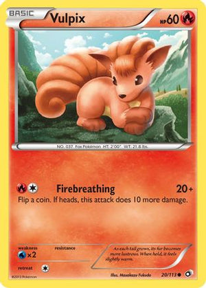 Vulpix 20/113 - Legendary Treasures Reverse Holofoil - Poke-Collect