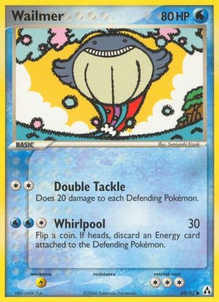 Wailmer 69/92 - Legend Maker Reverse Holofoil - Poke-Collect