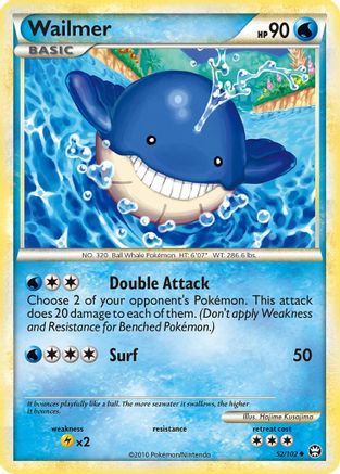 Wailmer 52/102 - HSTriumphant Reverse Holofoil - Poke-Collect