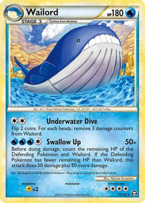 Wailord 31/102 - HSTriumphant - Poke-Collect