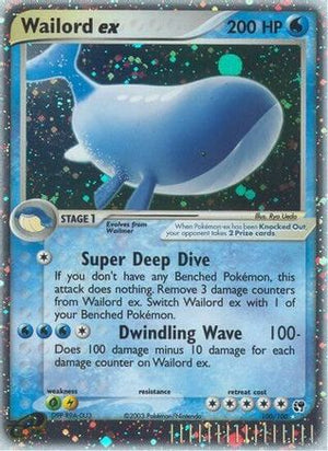 Wailord ex 100/100 - Sandstorm Holofoil - Poke-Collect