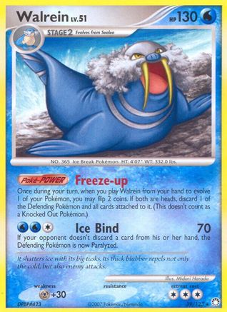 Walrein 39/123 - Mysterious Treasures - Poke-Collect