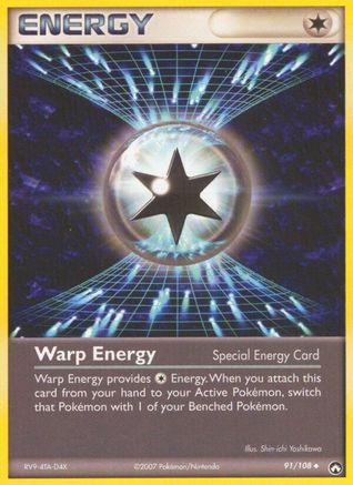 Warp Energy 91/108 - Power Keepers Reverse Holofoil - Poke-Collect