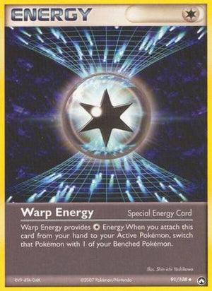 Warp Energy 91/108 - Power Keepers Reverse Holofoil - Poke-Collect