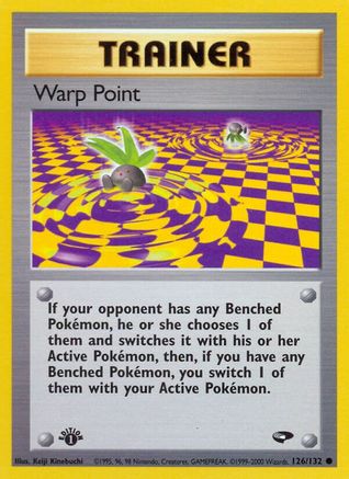 Warp Point 126/132 - Gym Challenge 1st Edition - Poke-Collect