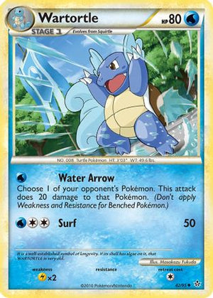Wartortle 42/95 - HSUnleashed - Poke-Collect