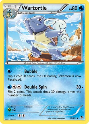 Wartortle 15/101 - Plasma Blast Reverse Holofoil - Poke-Collect