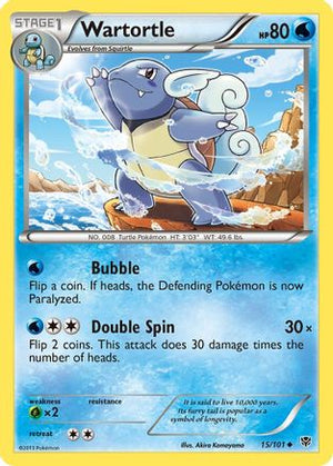 Wartortle 15/101 - Plasma Blast Reverse Holofoil - Poke-Collect