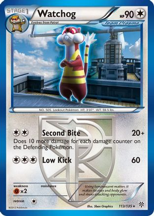 Watchog 113/135 - Plasma Storm - Poke-Collect