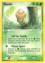 Weedle 86/112 - FireRed & LeafGreen - Poke-Collect