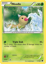 Weedle 1/116 - Plasma Freeze - Poke-Collect