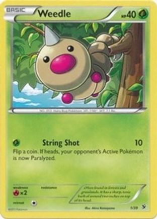Weedle 1/39 - Kalos Starter Set - Poke-Collect