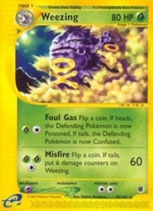 Weezing 70/165 - Expedition Base Set - Poke-Collect