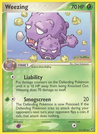 Weezing 51/107 - Deoxys - Poke-Collect