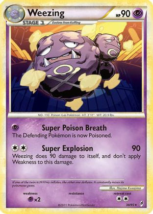Weezing 38/95 - Call of Legends Reverse Holofoil - Poke-Collect