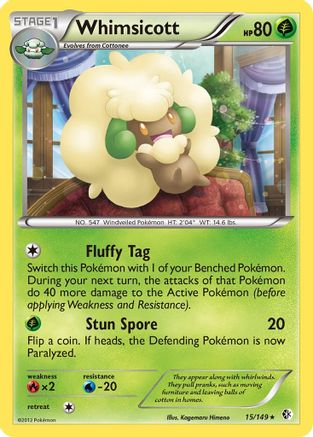 Whimsicott 15/149 - Boundaries Crossed - Poke-Collect