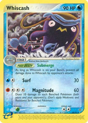 Whiscash 48/97 - Dragon Reverse Holofoil - Poke-Collect