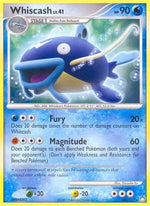 Whiscash 40/123 - Mysterious Treasures Reverse Holofoil - Poke-Collect