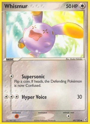 Whismur 69/100 - Crystal Guardians Reverse Holofoil - Poke-Collect