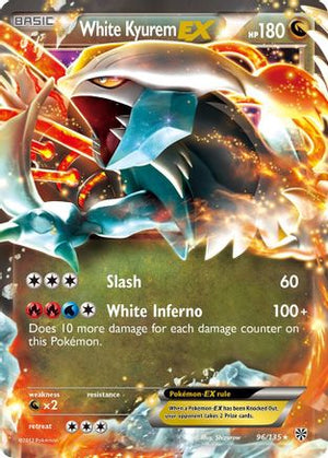 White Kyurem-EX 96/135 - Plasma Storm Holofoil - Poke-Collect