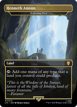 Henneth Annun - Reflecting Pool (LTC-373) - Tales of Middle-earth Commander / Henneth Annûn (Borderless) Foil - Poke-Collect