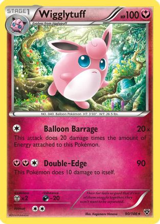 Wigglytuff 90/146 - XY Reverse Holofoil - Poke-Collect