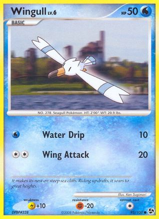 Wingull 95/106 - Great Encounters Reverse Holofoil - Poke-Collect
