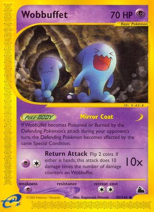Wobbuffet 45/144 - Skyridge Reverse Holofoil - Poke-Collect