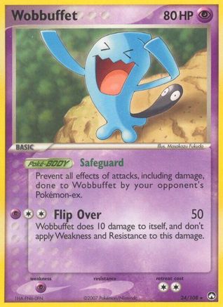 Wobbuffet 24/108 - Power Keepers Reverse Holofoil - Poke-Collect