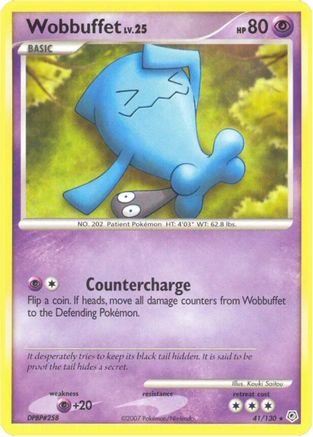 Wobbuffet 41/130 - Diamond & Pearl Reverse Holofoil - Poke-Collect
