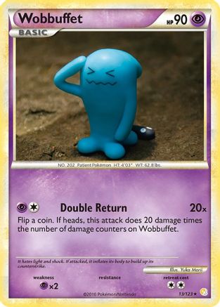 Wobbuffet 13/123 - HeartGold & SoulSilver Holofoil - Poke-Collect