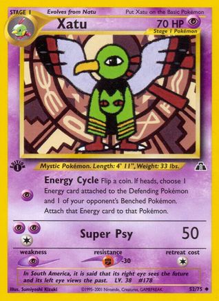 Xatu 52/75 - Neo Discovery 1st Edition - Poke-Collect