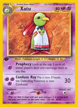 Xatu 52/111 - Neo Genesis 1st Edition - Poke-Collect