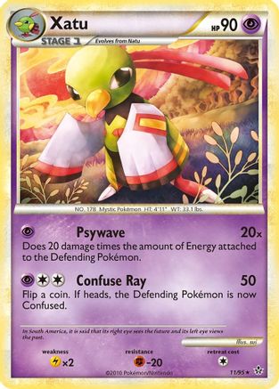 Xatu 11/95 - HSUnleashed Holofoil - Poke-Collect