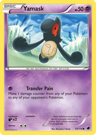 Yamask 54/116 - Plasma Freeze - Poke-Collect
