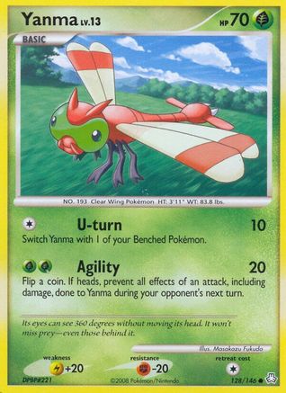 Yanma 128/146 - Legends Awakened Reverse Holofoil - Poke-Collect