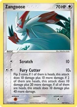 Zangoose 34/110 - Holon Phantoms - Poke-Collect
