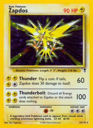 Zapdos 19/110 - Legendary Collection Holofoil - Poke-Collect