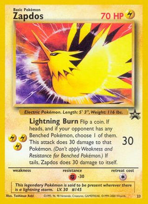 Zapdos 23/53 - Wizards Black Star Promos