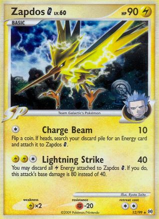 Zapdos G 12/99 - Arceus Holofoil - Poke-Collect
