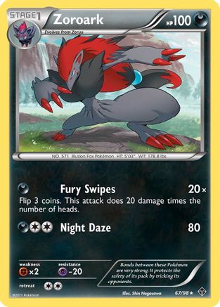 Zoroark 67/98 - Emerging Powers Reverse Holofoil - Poke-Collect