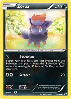 Zorua 89/113 - Legendary Treasures Reverse Holofoil