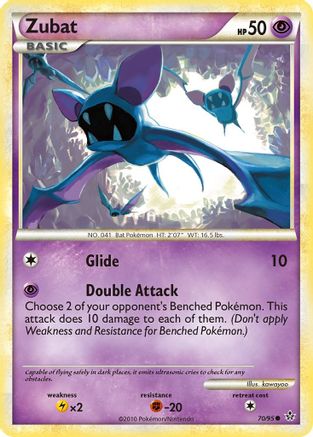 Zubat 70/95 - HSUnleashed Reverse Holofoil - Poke-Collect