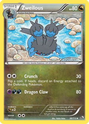 Zweilous 98/113 - Legendary Treasures Reverse Holofoil - Poke-Collect