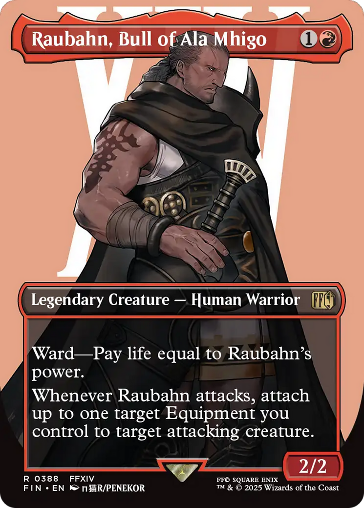 Raubahn, Bull of Ala Mhigo (FIN-388) - FINAL FANTASY (Borderless) - Poke-Collect